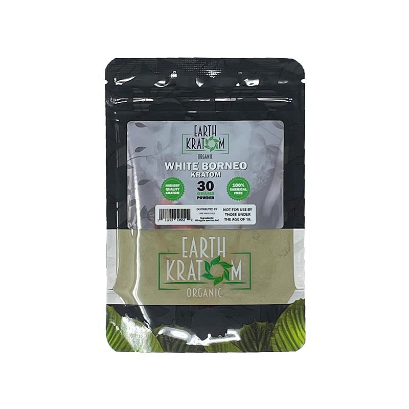 Earth Kratom Organic Powder - White Borneo / 30g