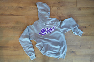 Milked Classic Purple Logo Hoodie - Medium