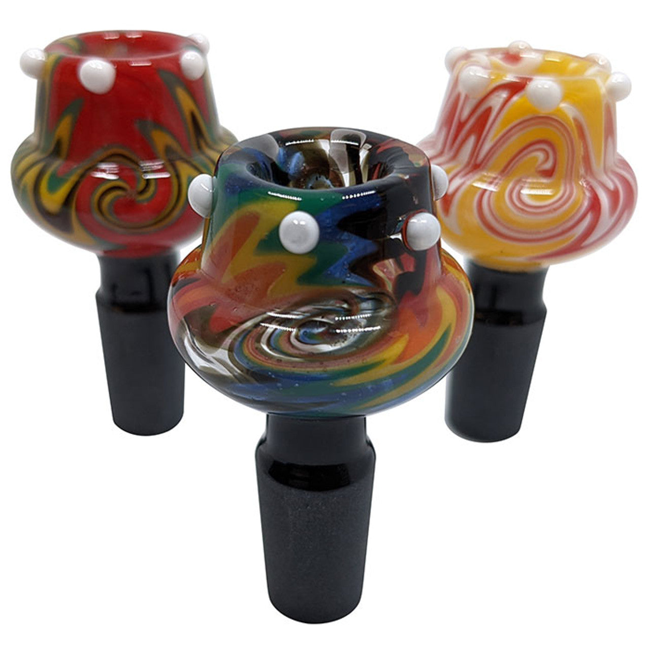 US Color Wigwag Black Trim Bowl 14MM - 5