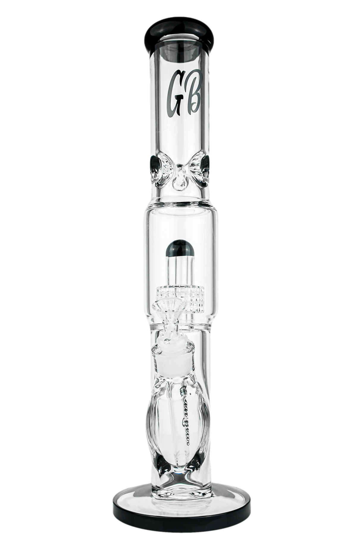 14" Green Bear Matrix Straight - Black