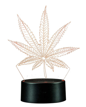 3D Cannabis Leaf Lamp (ONLINE ONLY)