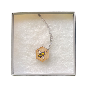 The Brave Wimp Necklace - Honey Bee
