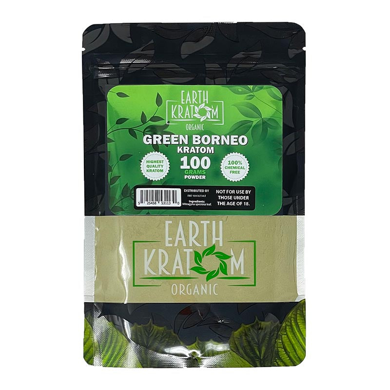Earth Kratom Organic Powder - White Borneo / 30g