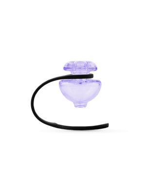 Puffco Peak Ball Cap & Tether - Ultraviolet CFL (Purple/Grey)