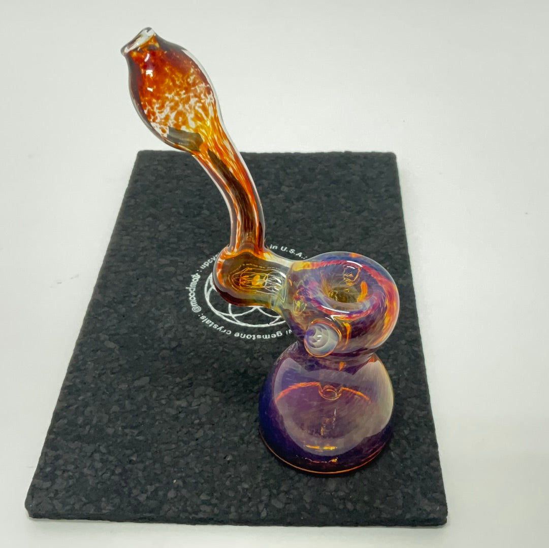 Shayne Pavao Upright Bubbler - Green - Orange - Red