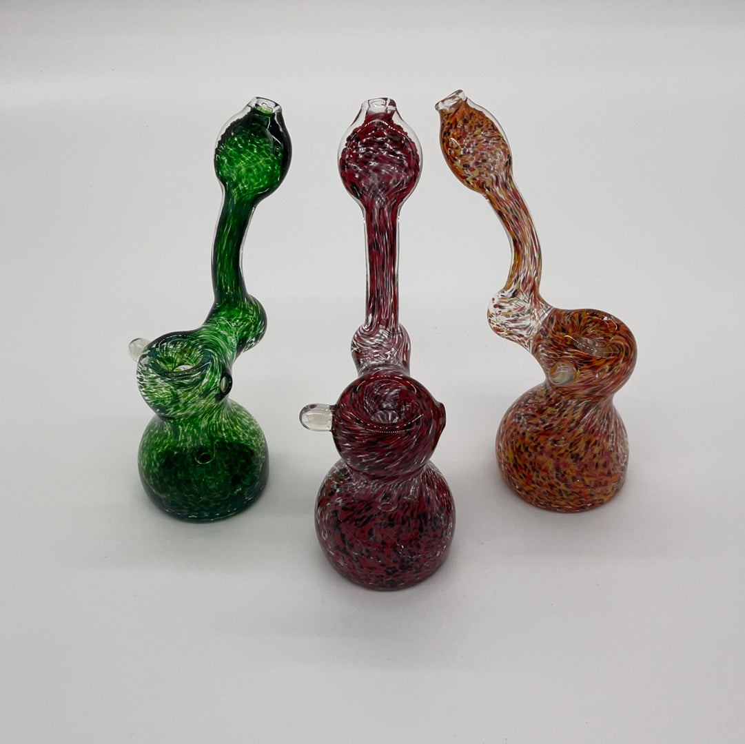 Shayne Pavao Upright Bubbler - Green - Orange - Red